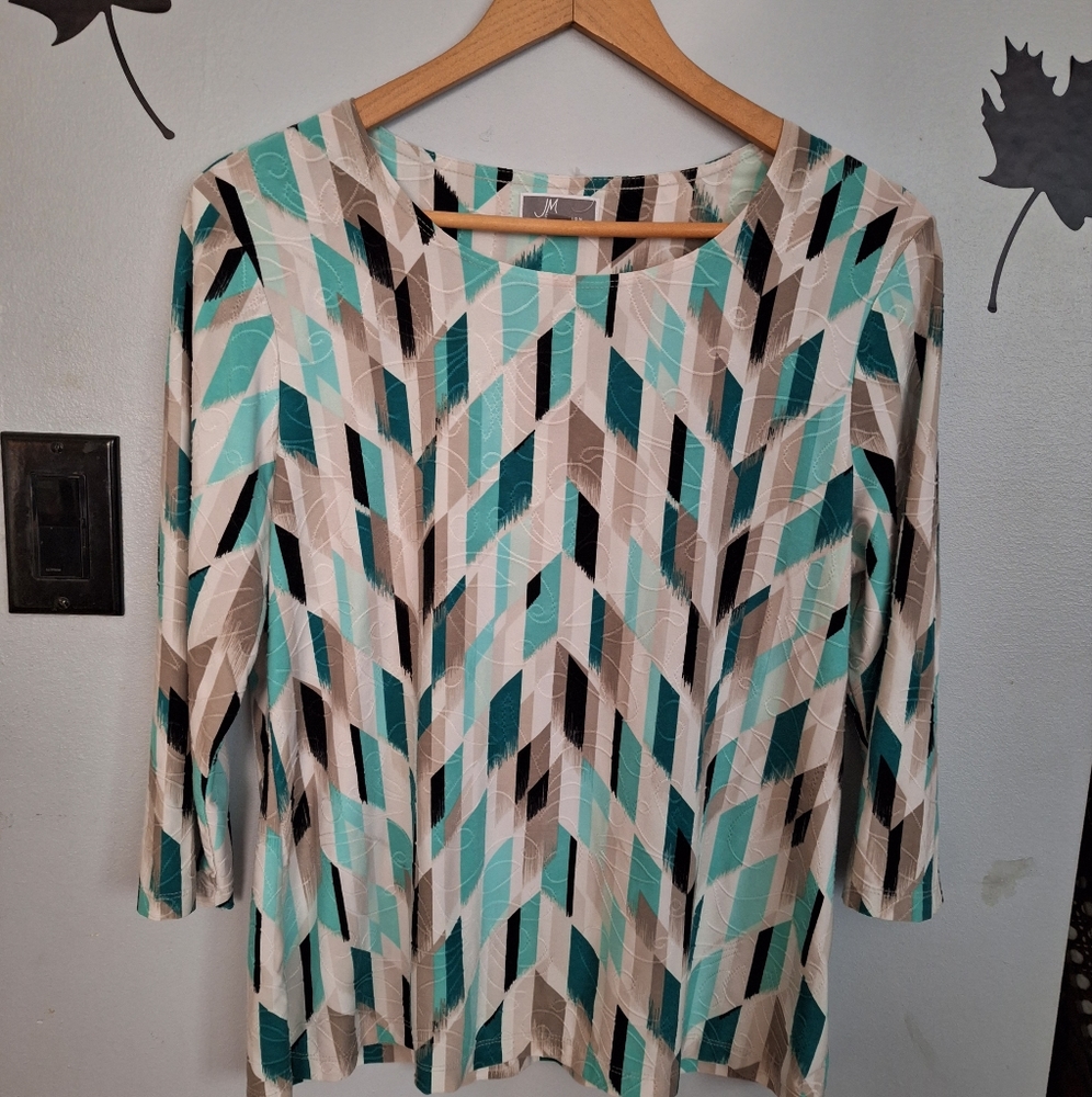 61. JM Collection Large Petite Top